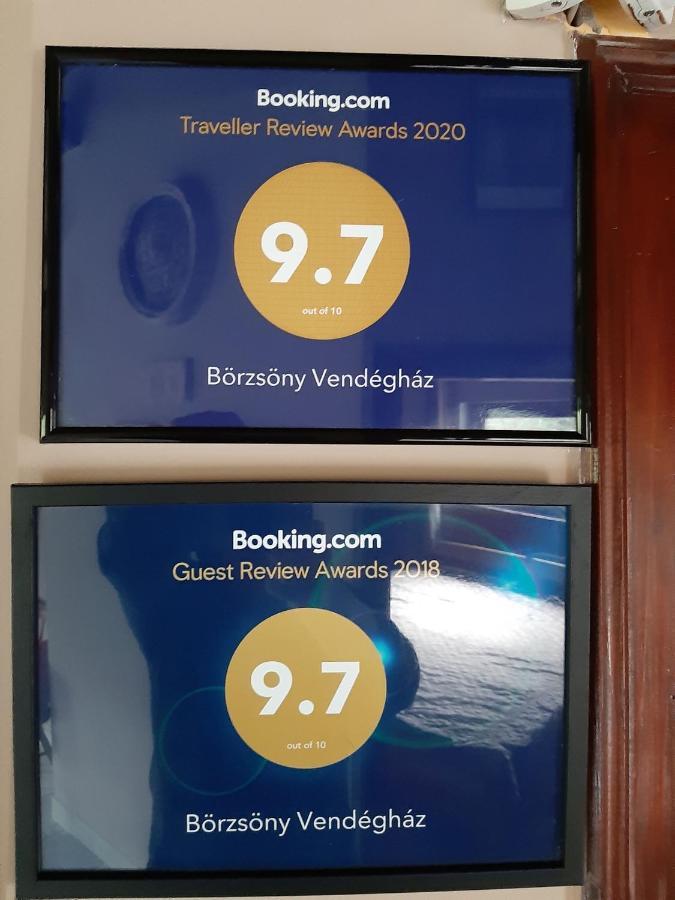나기마로스 Boerzsoeny Vendeghaz 아파트 외부 사진